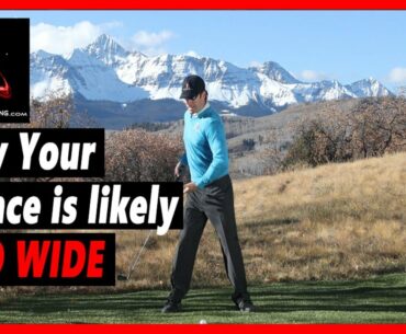 Your Golf Stance Width is Ruining Your Golf Swing