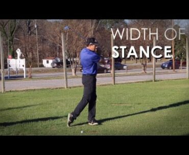 Golf Tip: Stance Width