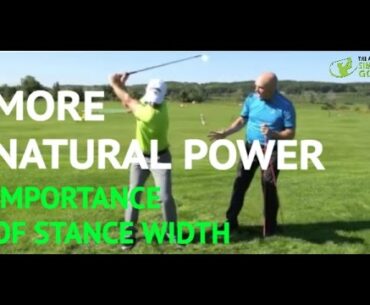 Golf Tips For Power: Importance of Stance Width