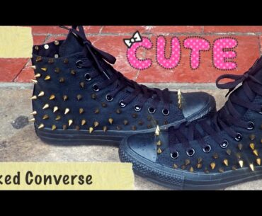 DIY Spiked Converse