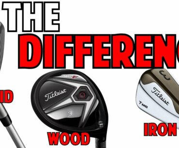 Fairway Wood, Hybrid, & Long Iron | What is the Difference?