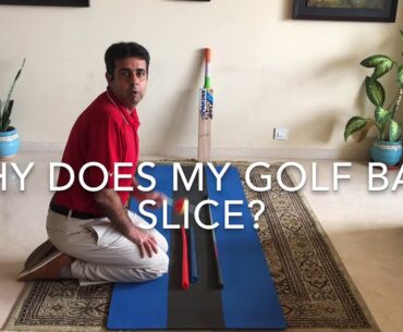 Why does my golf ball slice?