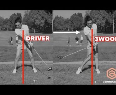 How to Hit 3 Wood Off the Tee | Golf with Aimee