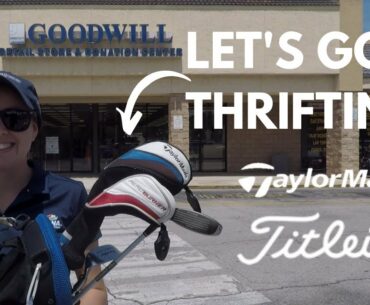 WE GO THRIFTING FOR GOLF CLUBS!! (Surprising!!)