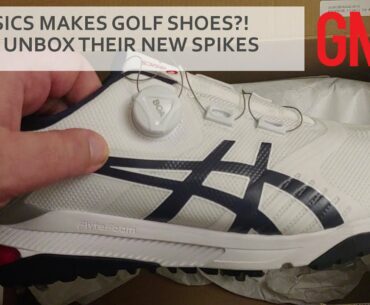 Asics makes golf shoes? We unbox a sporty pair of spikes