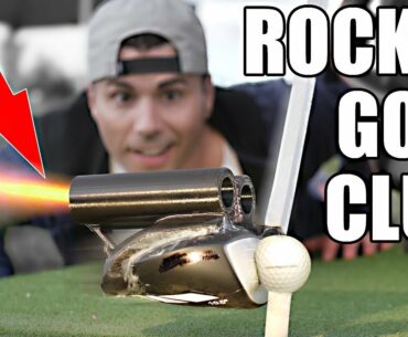 Rocket Powered Golf Club at 100,000 FPS