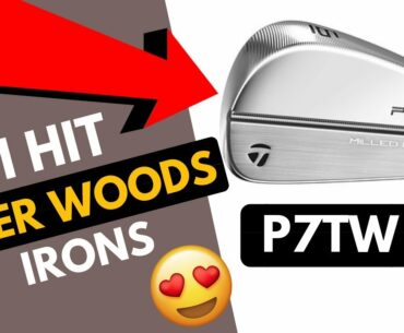 I Hit Tiger Woods Irons!! - TaylorMade P7TW Irons Review