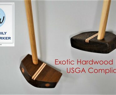 DIY Exotic Wood Putters