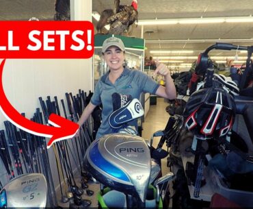THE MOST GOLF CLUBS WE'VE EVER SEEN IN ONE STORE!! (10+ COMPLETE SETS!!)