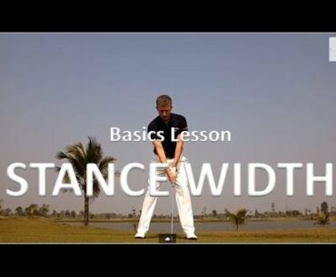 Golf Stance Width Guidelines