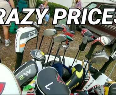 CRAZY CHEAP GOLF CLUBS At The FLEA MARKET!!