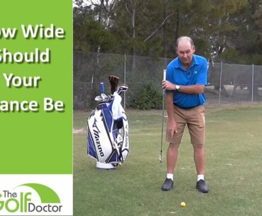 How Far Apart Should Your Feet Be In Your Golf Stance?