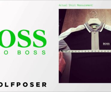 Hugo Boss Golf Shirts & Trousers: Size Guides