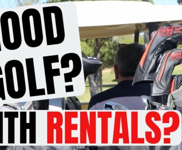 Can You Play Good Golf... With Rental Clubs?... Taylormade M6 Rental Clubs? AMAZING GOLF COURSE!