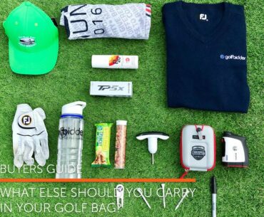 What else should you carry in your golf bag?