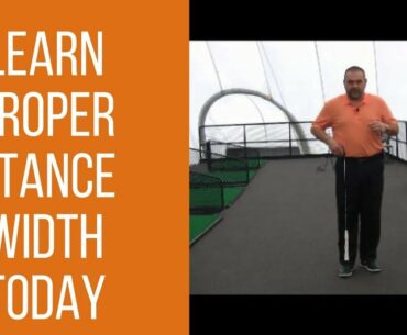 Learn Proper Golf Stance Width Today