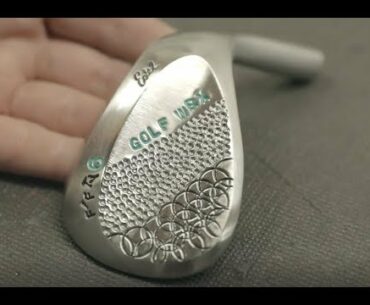 The process of how Edel Golf grinds its wedges