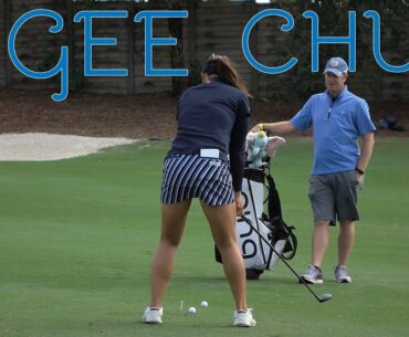 INGEE CHUN 120fps REAR ANGLE SLOW MOTION GOLF SWING 1080 HD