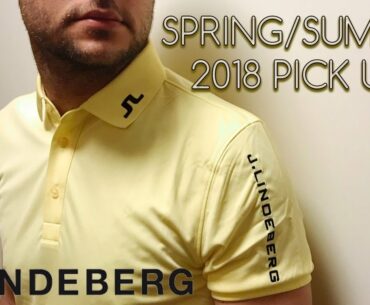 J Lindeberg Golf Clothing Spring + Summer 2018 Pick Ups! How YELLOW is this polo?!
