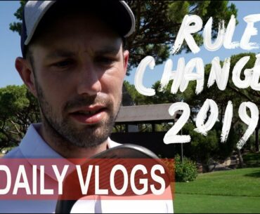 RULES CHANGES IN GOLF 2019