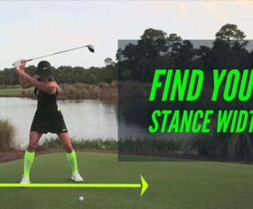 HOW WIDE SHOULD MY GOLF STANCE BE || Jared Danford GOlf