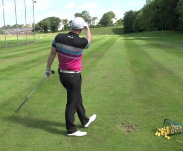 Closed Stance Club Path Golf Drill