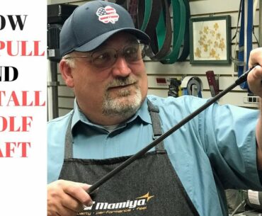 Golf Club Repair - How to pull AND install a golf shaft