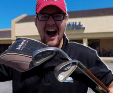 We Found Rare JAPANESE ISSUE GOLF CLUBS at a THRIFT STORE!!