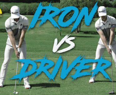 IRON vs DRIVER Set-Up Basics | ME AND MY GOLF