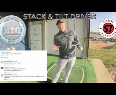 STACK AND TILT GOLF SWING WITH THE DRIVER | GOLF TIPS | LESSON 1