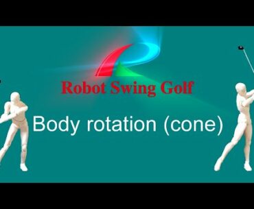 Robot Swing Golf V1 Sw SM1 Body rotation cone