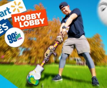 We Built Golf Clubs Using ONLY Grocery Store Items with Bobby from Team Edge!!