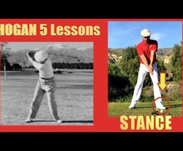 BEN HOGAN 5 LESSONS #2 The Stance