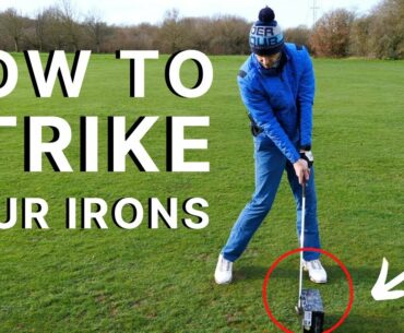 HOW TO STRIKE YOUR IRONS PURE - Beginner Golfers are going to love this SIMPLE GOLF TIP