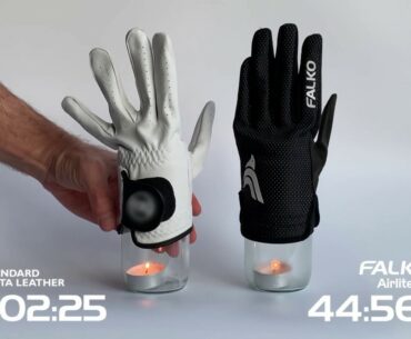 Golf Glove Breathability Test -  Cabretta vs FALKO Airlite