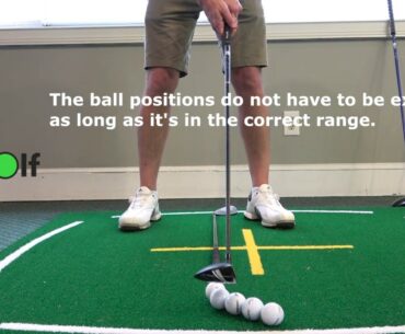 Standard Ball Positions in Relationship to Your Golf Stance