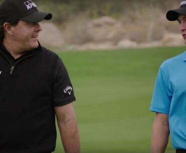 Mack Daddy 4 Wedge Spin Challenge: Phil Mickelson vs Maverick McNealy