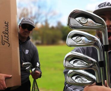 OUR BIG TITLEIST T-SERIES IRONS UNBOXING