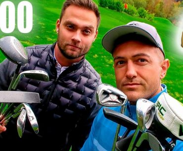 £5 SECOND HAND GOLF CLUB CHALLENGE!! We play with clubs from the DUMP...