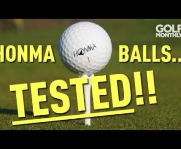 Honma Golf Balls... TESTED!!! I Golf Monthly