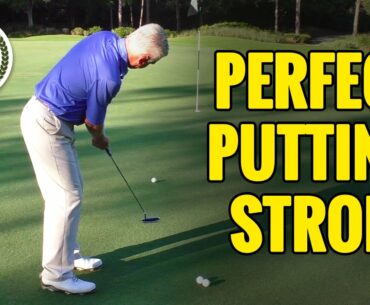 GOLF PUTTING TIPS - THE PERFECT GOLF PUTTING STROKE TECHNIQUE