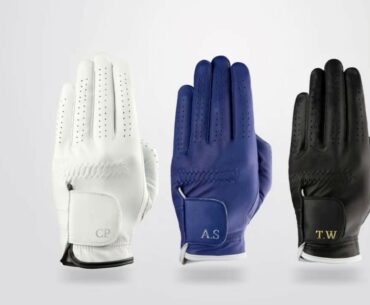 ⛳ Premium Personalised Cabretta Leather Golf Gloves