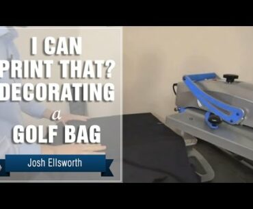 How to Heat Press a Golf Bag