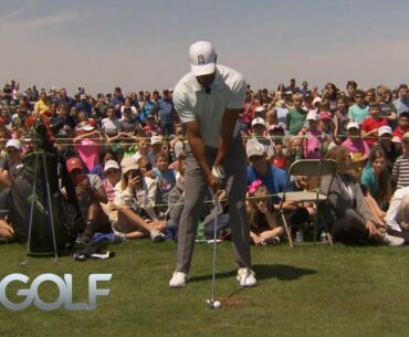 Tiger Woods explains trajectory control in your swing | Golf Instruction Tips |  Golf Channel