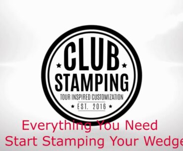 What You Need to Stamp and Paint Fill Your Wedges and Golf Clubs