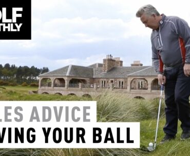 Rules Advice - Accidentally Moving Your Golf Ball