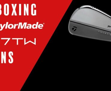 Unboxing the TaylorMade Golf P7TW Tiger Woods Irons