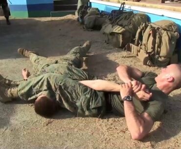 United States and Philippine Marines Conduct Martial Arts Tactics Capability