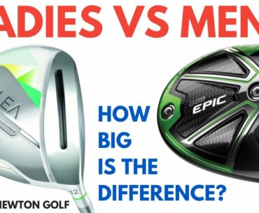 Mens Driver VS Ladies Driver Test - How Big Is The Difference?