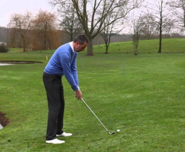 Golf Side Hill Lie: How to Strike Above your Stance